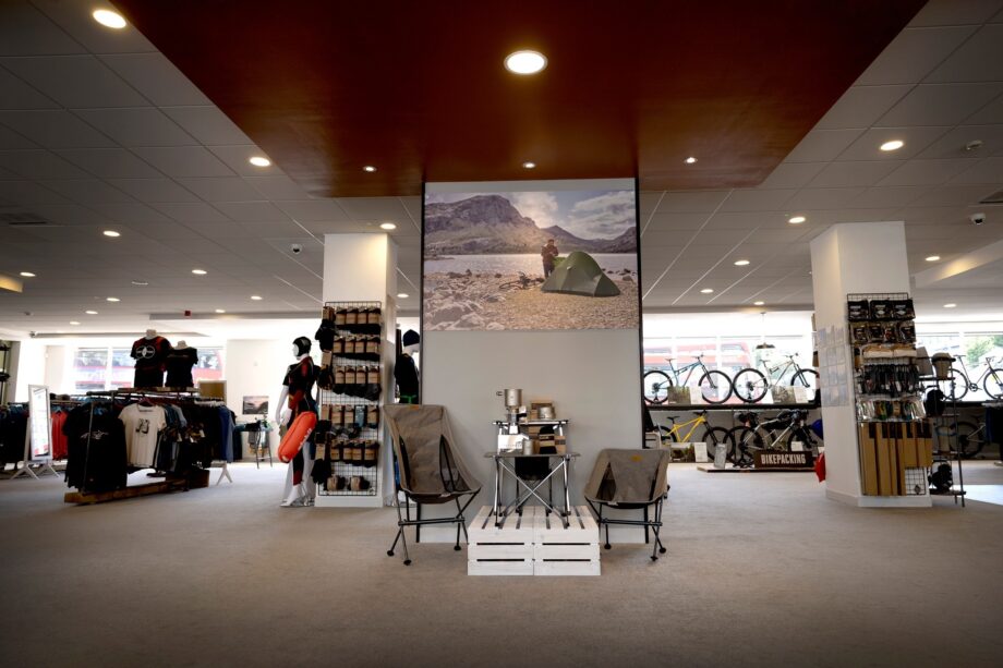 image of the inside of Alpkit store