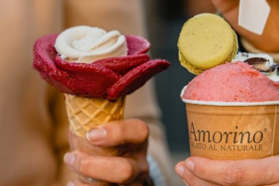 image of Amorino's Gelato ice cream in Kingston