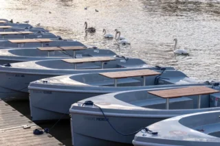 image of GoBoats by the river Thames in Kingston