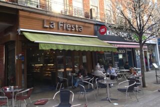 image of La Fiesta cafe front on Castle Street in Kingston upon Thames