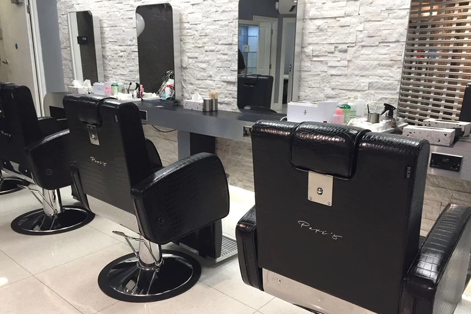 Pari’s branded beauty salon chairs