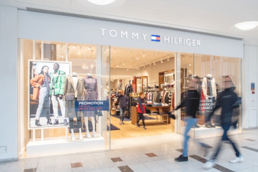 Shop front of Tommy Hilfiger