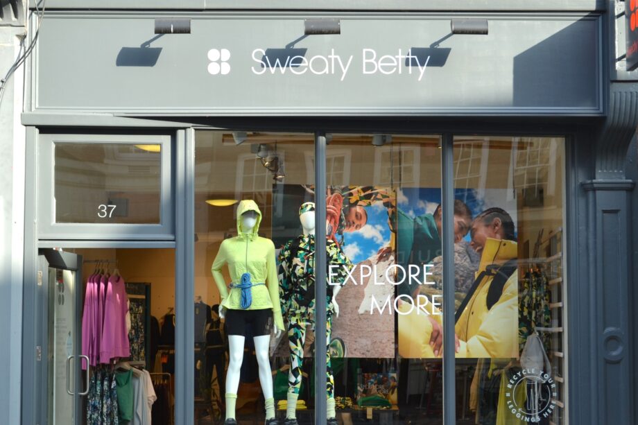 image of Sweaty Betty's front shop