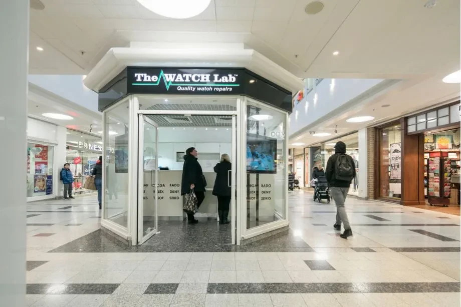 Image of The Watch Lab store front in the Bentall Centre