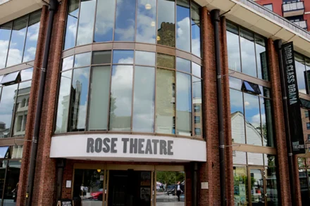 Outside façade of the Rose Theatre in Kingston